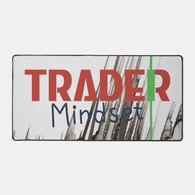 Trader Mindset – Discipline, Focus, Trading Psycho Desk Mat (Front)