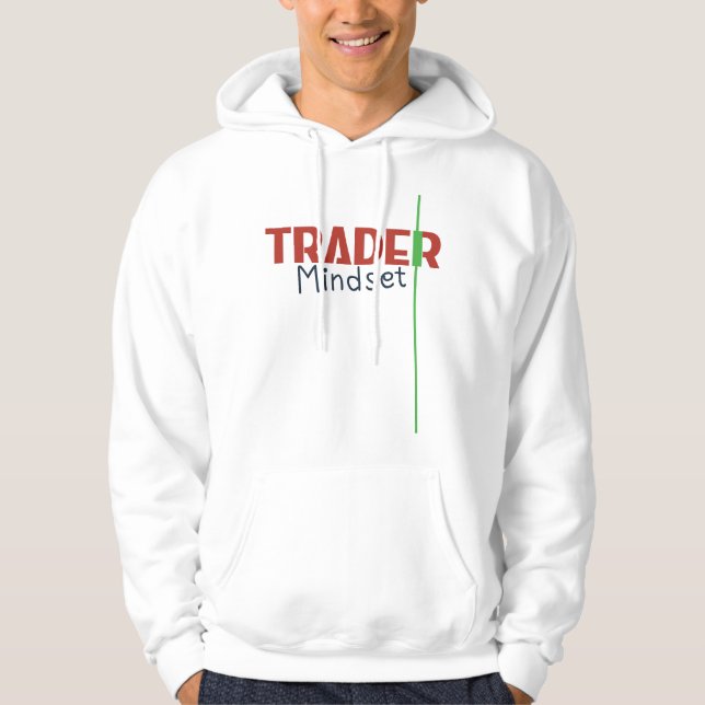 Trader Mindset – Discipline Focus & Trading Psycho Hoodie (Front)