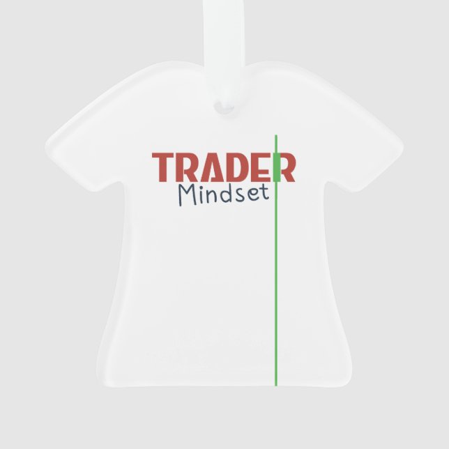 Trader Mindset – Discipline, Focus, Trading Psycho Ornament (Back)