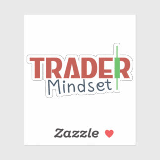 Trader Mindset – Discipline Focus & Trading Psycho Sticker