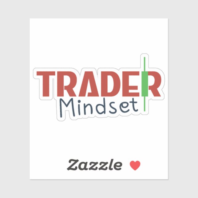 Trader Mindset – Discipline Focus & Trading Psycho Sticker (Sheet)