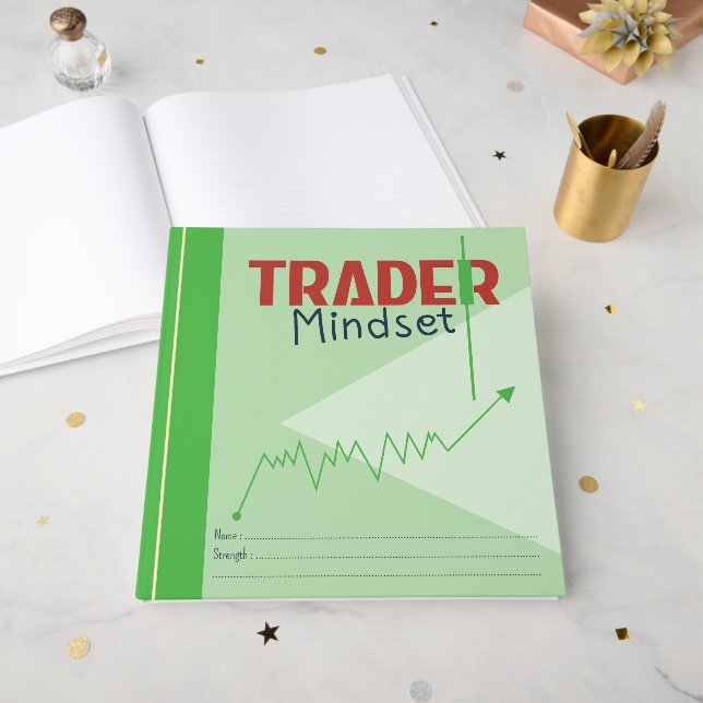 Trader Mindset – Discipline Focused Trading Foil Guest Book (Front Open)
