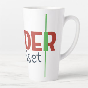 Trader Mindset – Discipline Focused Trading Latte Mug