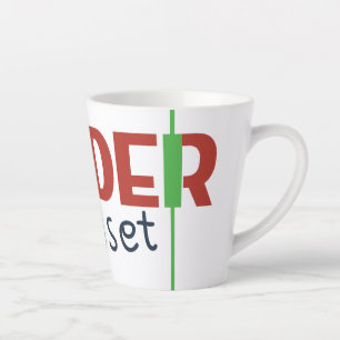 Trader Mindset – Discipline Focused Trading Latte Mug