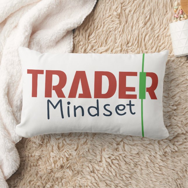 Trader Mindset – Discipline Focused Trading Lumbar Pillow (Blanket)