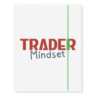 Trader Mindset – Discipline Focused Trading Temporary Tattoos