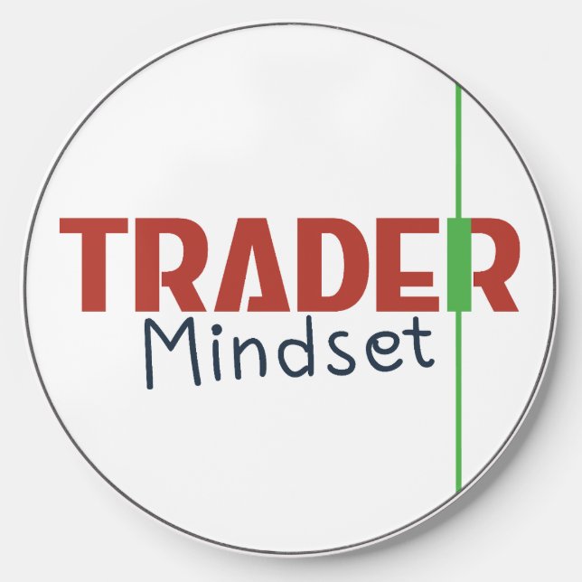 Trader Mindset – Discipline Focused Trading Wireless Charger (Front)