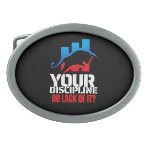 Trader motivation   Bull   Discipline Belt Buckle