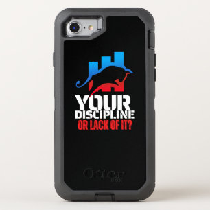 Trader motivation Bull Discipline OtterBox Defender iPhone SE/8/7 Case
