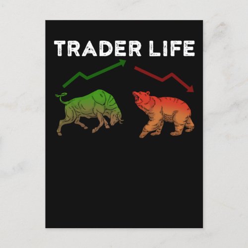 Trader Stock Gifts Day Trading Gift Market Forex Postcard