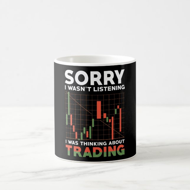 Trader Stocks Investor Gift Coffee Mug (Center)