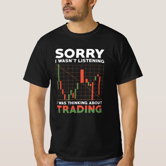Trader Stocks Investor Gift T-Shirt (Front)