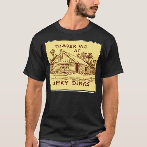 Trader Vic at Hinky Dinks Oakland CA circa 1937 T_Shirt