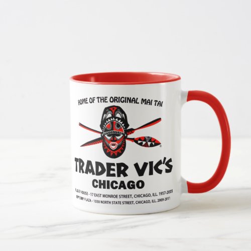 Trader Vics Restaurant Chicago Illinois Mug