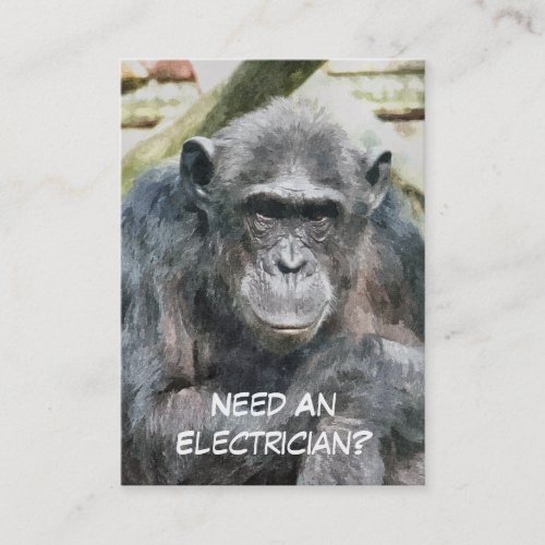 TRADES ELECTRICIAN BUSINESS CARD TEMPLATE