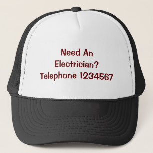TRADES. ELECTRICIAN. TRUCKER HAT