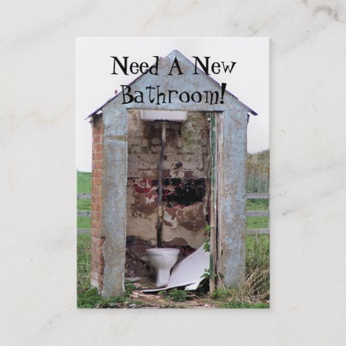 TRADES. NEW BATHROOM BUSINESS CARD TEMPLATES