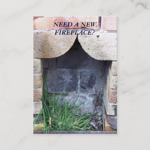 TRADES. NEW FIREPLACES. BUSINESS CARDS