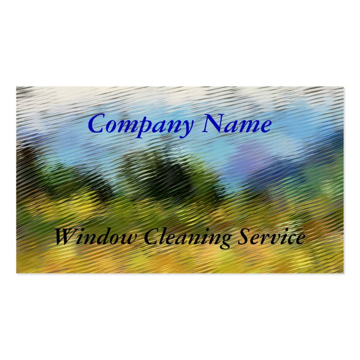 TRADES, WINDOW CLEANING BUSINESS CARD TEMPLATE