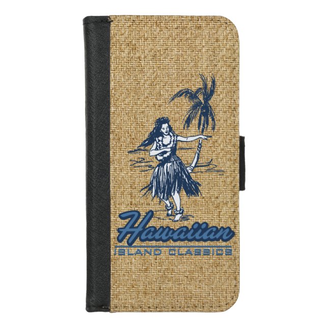 Tradewinds Hawaiian Island Hula Girl iPhone Wallet (Front)