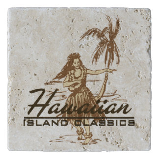 Tradewinds Hawaiian Island Hula Girl Trivet