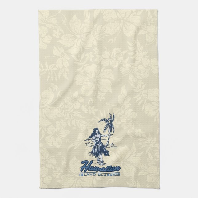 Tradewinds Hawaiian Island Kitchen Towel (Vertical)