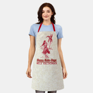 Tradewinds Holiday Hawaiian Hula Girl Apron