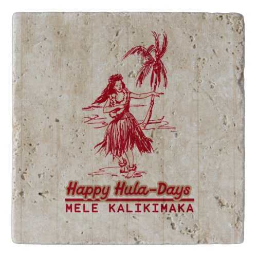 Tradewinds Holiday Hawaiian Hula Girl Trivet