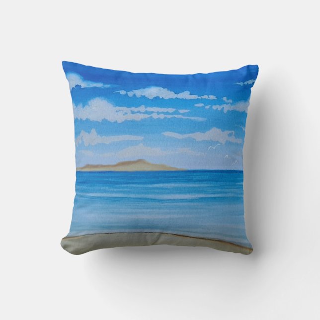 Tradewinds Maui Throw Pillow (Front)