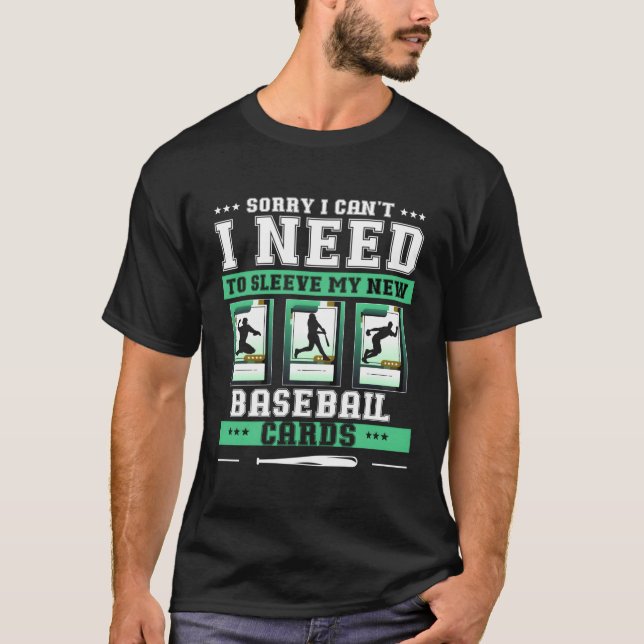 Trading Cards Baseball Card Collector T-Shirt (Front)