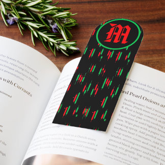 Trading Chart Pattern Streetwear Red Green Candle Bookmarks