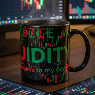 Trading Chart Pattern Streetwear Red Green Candle Mug
