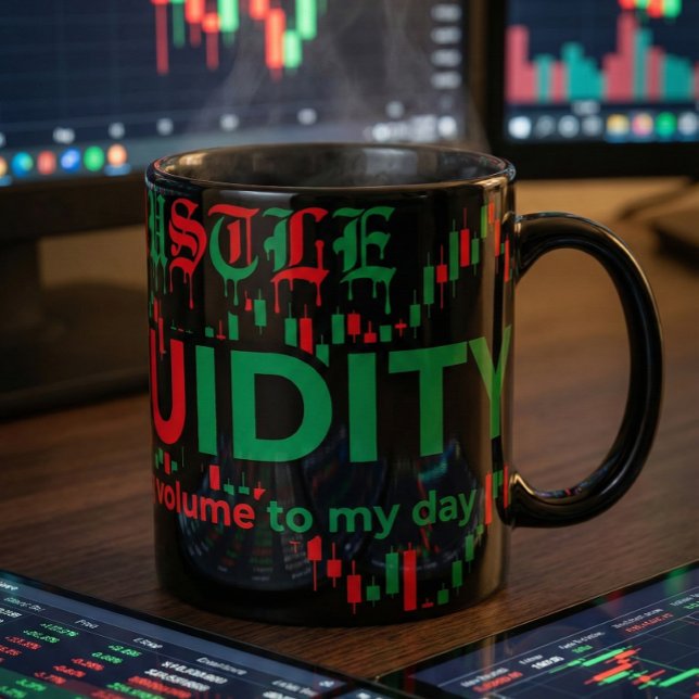 Trading Chart Pattern Streetwear Red Green Candle Mug (Creator Uploaded)