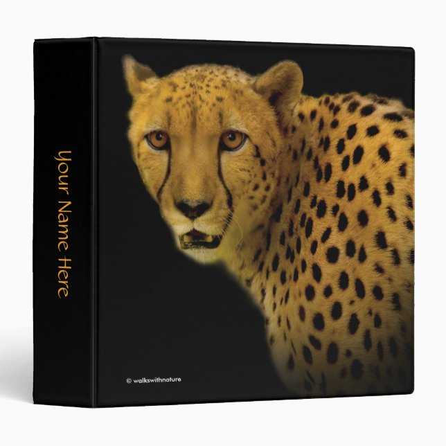 Trading Glances with a Magnificent Cheetah Binder (Front/Spine)