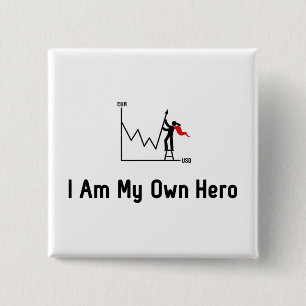 Trading Hero Pinback Button