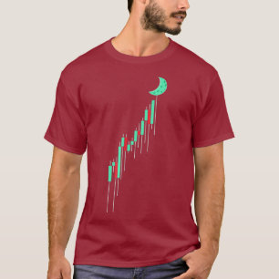 Trading Hodl Crypto Stock Chart To The Moon T-Shirt