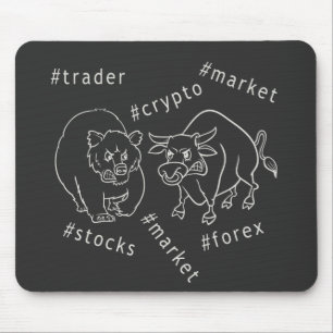 Trading mouse pad
