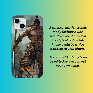Tradional Japanese warrior  iPhone 15 Plus Case