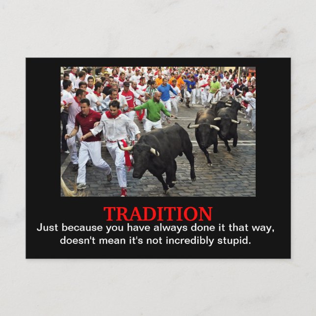 Tradition Postcard (Front)