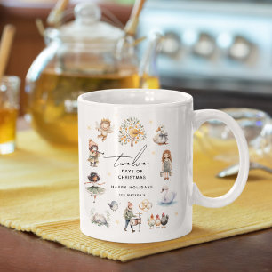 Traditional 12 days of Christmas' Cute Holiday Coffee Mug