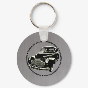 traditional 1941 Chevy Coupe steel Keychain