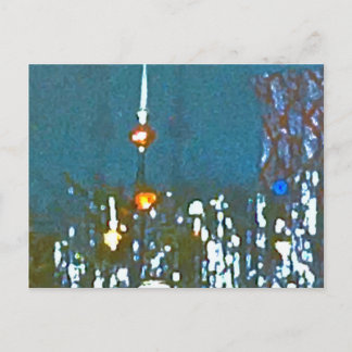 Traditional 1950s Christmas Postcard