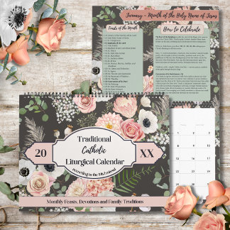 Traditional 1962 Missal Catholic Liturgical Calendar