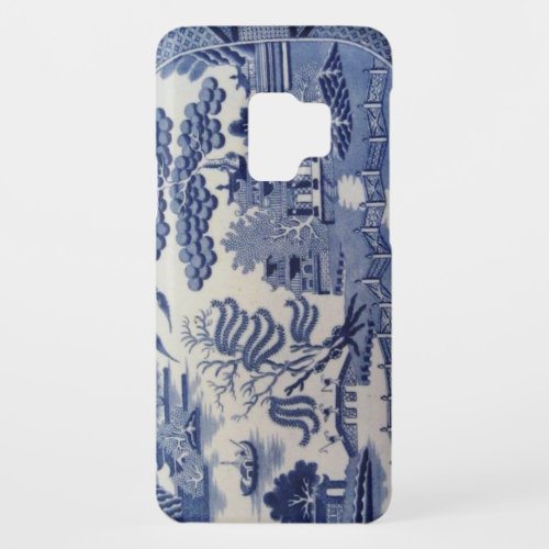 Traditional 19th Century Blue Willow  Samsung3 Case_Mate Samsung Galaxy S9 Case