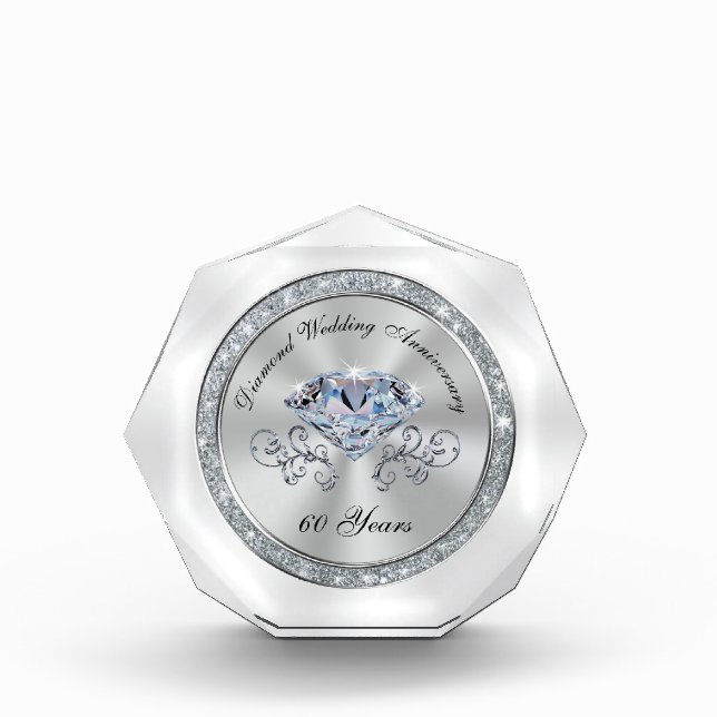 Traditional 60th Anniversary Gift for Couple (Front)