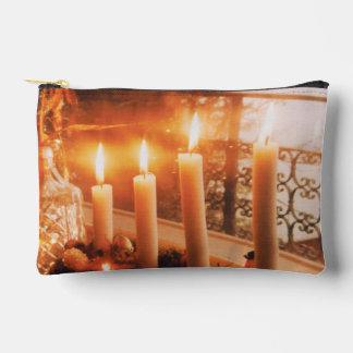 Traditional Advent Wreath with Candles Accessory Pouch