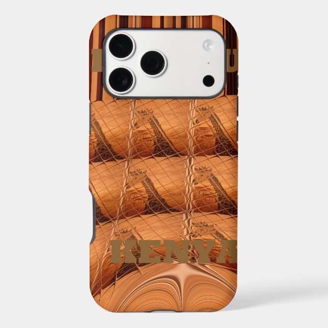 Traditional African Mirror: Woven Giraffe Case-Mate iPhone Case (Back)