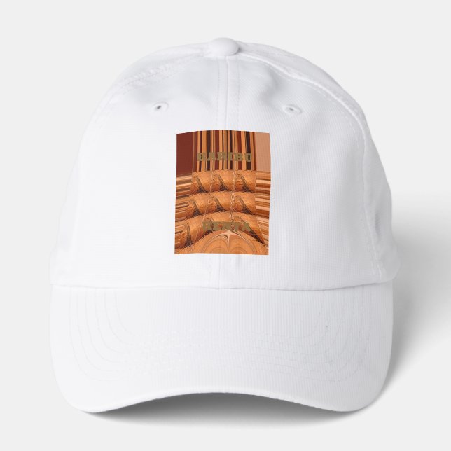 Traditional African Mirror: Woven Giraffe Performance Cap (Front)