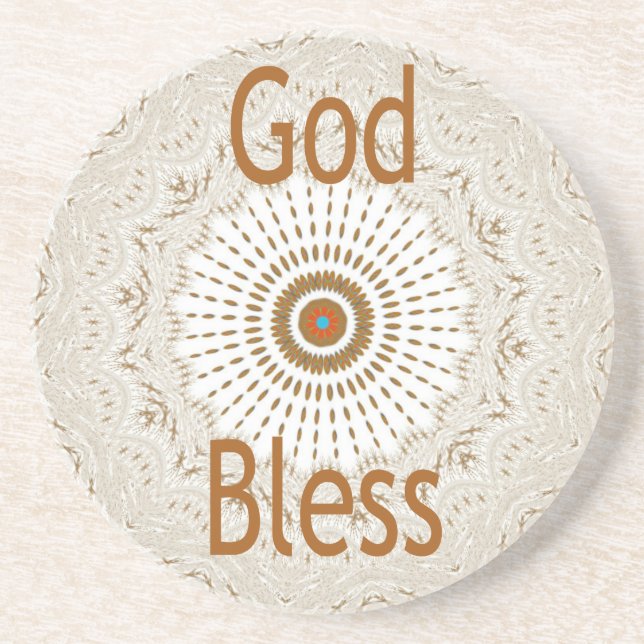 Traditional African Motif Design Art Print Drink Coaster (Front)