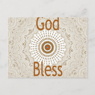 Traditional African Motif Design Art Print Postcard